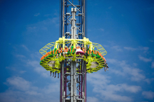 brautpaarshooting auf der kirmes