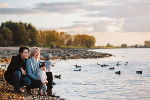 familienshooting am rhein