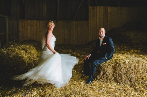 after-wedding-shooting auf heuballen