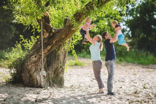 familienshooting draussen