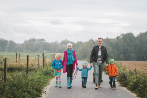familienfotos im regen